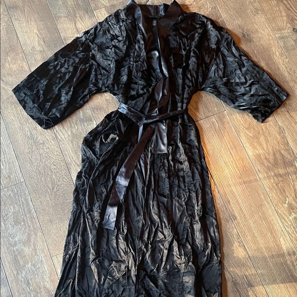 Victoria's Secret Black Satin Lingerie